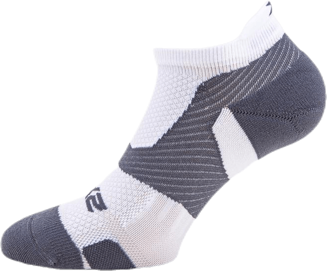 Vectr LightCushion NoShow Sock White/Grey, Unisex, Kläder, Strumpor, Träning, Vit/Grå, S