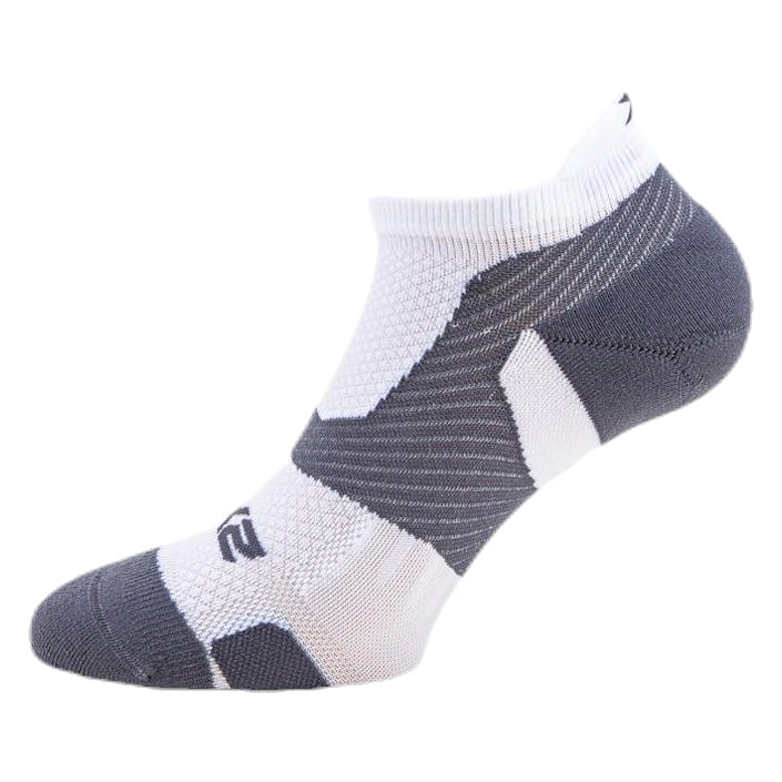 Vectr LightCushion NoShow Sock White/Grey, Unisex, Kläder, Strumpor, Träning, Vit/Grå, S