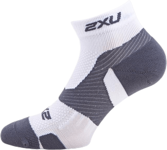Vectr LightCush 1/4 Crew Sock White/Grey, Unisex, Klær, Sokker, Trening, Hvit/Grå, XL