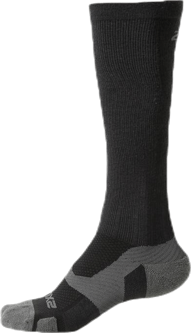 VECTR Merino Sock Black/Grey, Unisex, Apparels, Socks, Running, Black/Grey, L1