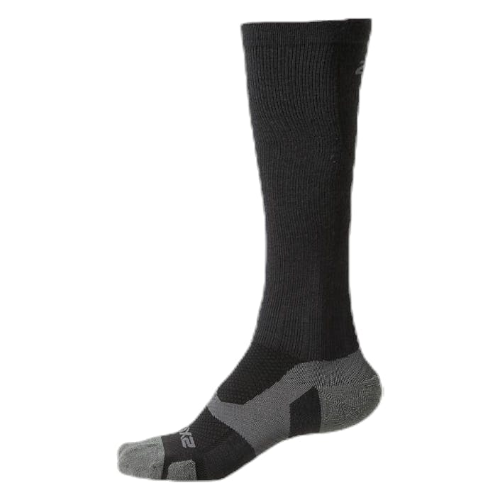 VECTR Merino Sock Black/Grey, Unisex, Klær, Sokker, Løping, Svart/Grå, S (EU 35-37,5)