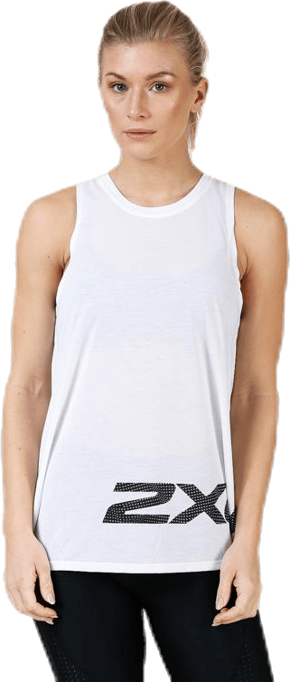 Urban Graphic Singlet White/Black
