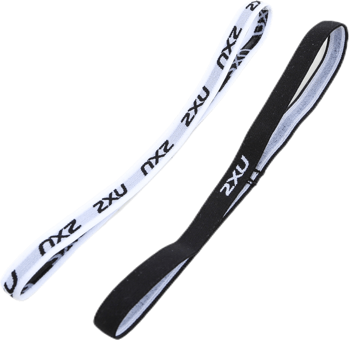 Skinny Headband 2 White/Black, Unisex, Apparels, hats & caps, Running, White/Black, ONESIZE