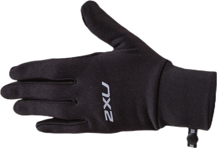 Run Glove Black/Silver - Bild 2