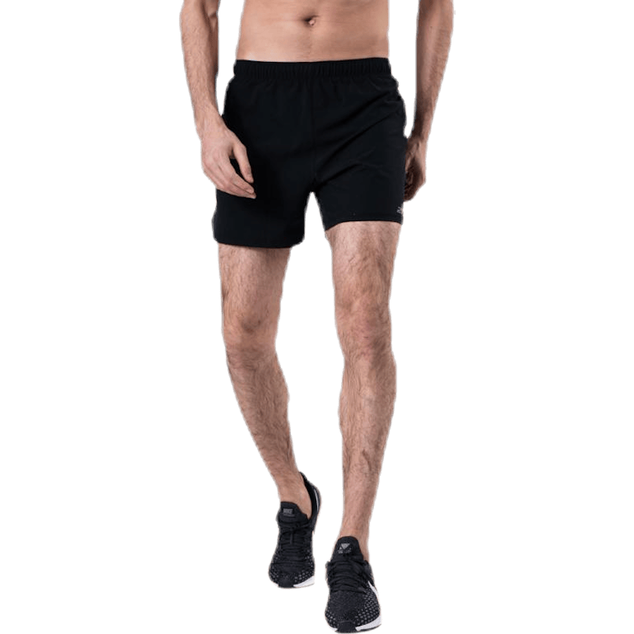 XVENT 5″ Short (w brief) Black/Silver