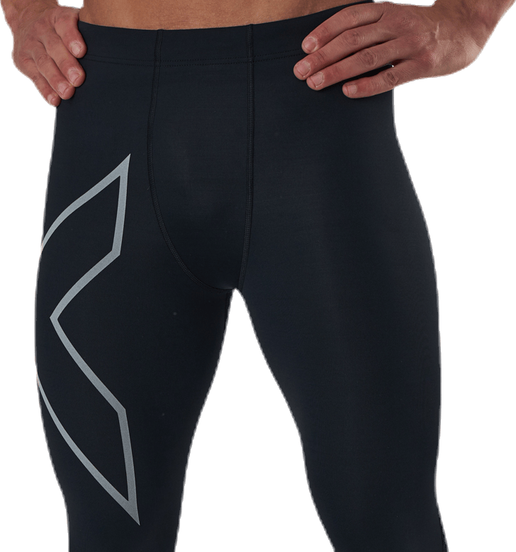 Run Dash Compr Tights Black/Silver - Bild 5