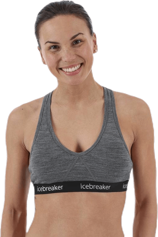 Sprite Racerback Bra Grey, Female, Odevy, Športová podprsenka, Šedá, XL