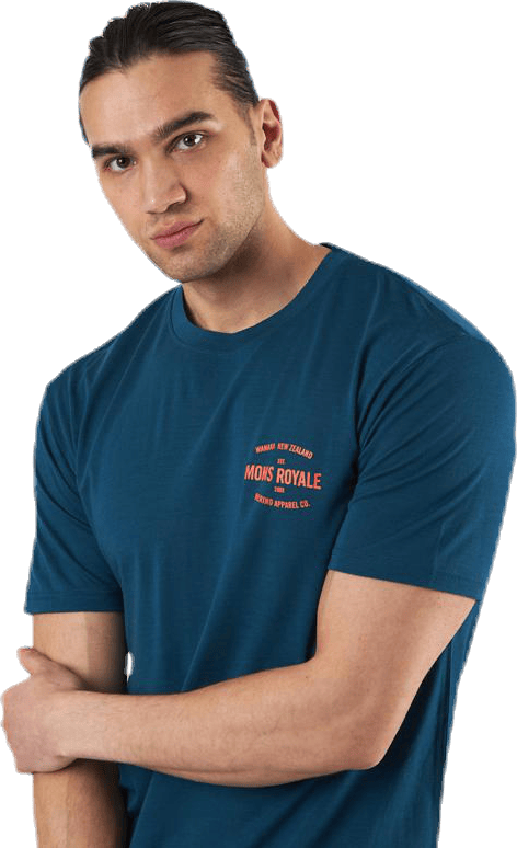 Icon T-Shirt Blue, Male, Ropa, Camiseta de manga corta, Azul, L