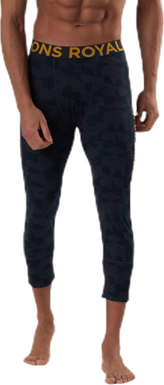 Shaun-off 3/4 Legging Patterned, Male, Vêtements, couches de base, À motifs, M