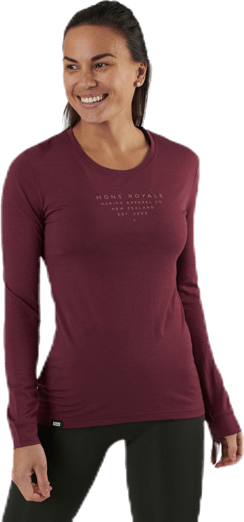 Icon LS Purple, Female, Klær, basislag, Lilla, L