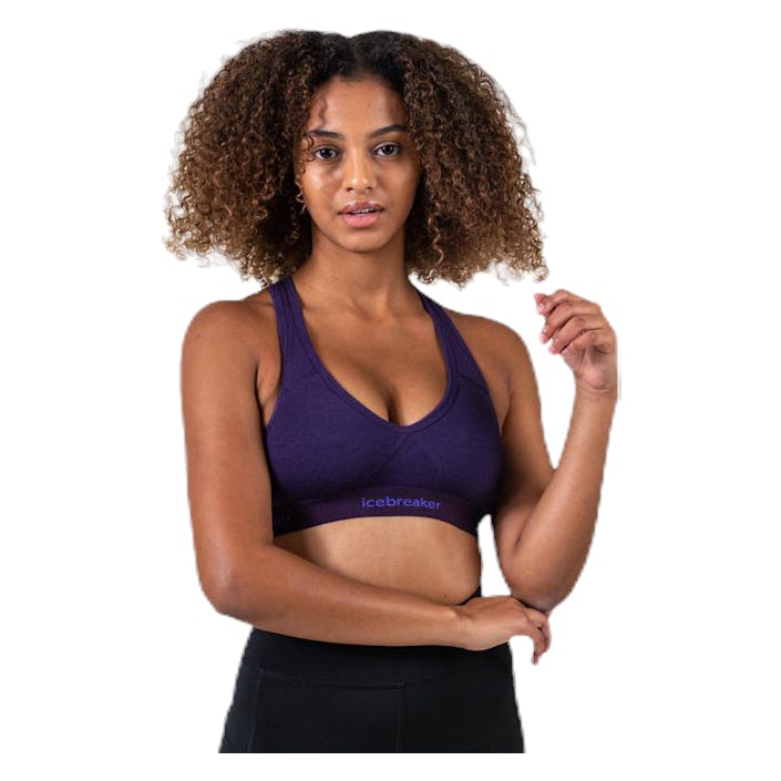 Sprite Racerback Bra Purple, Female, Apparels, Sports Bras, Purple, M