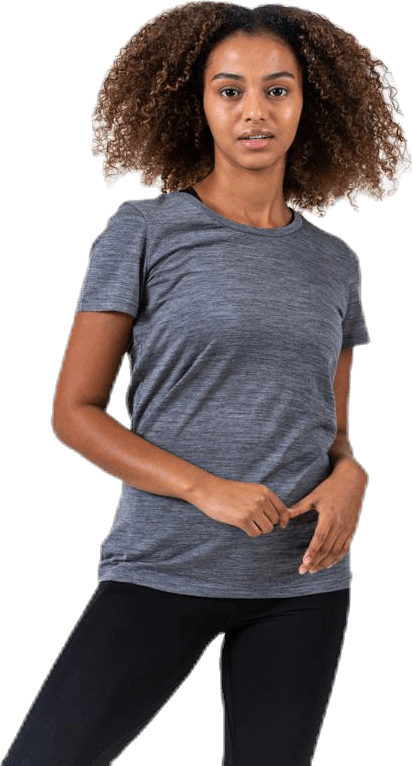 Tech Lite SS LoCrewe Grey, Female, Apparels, T-shirt, Grey, M