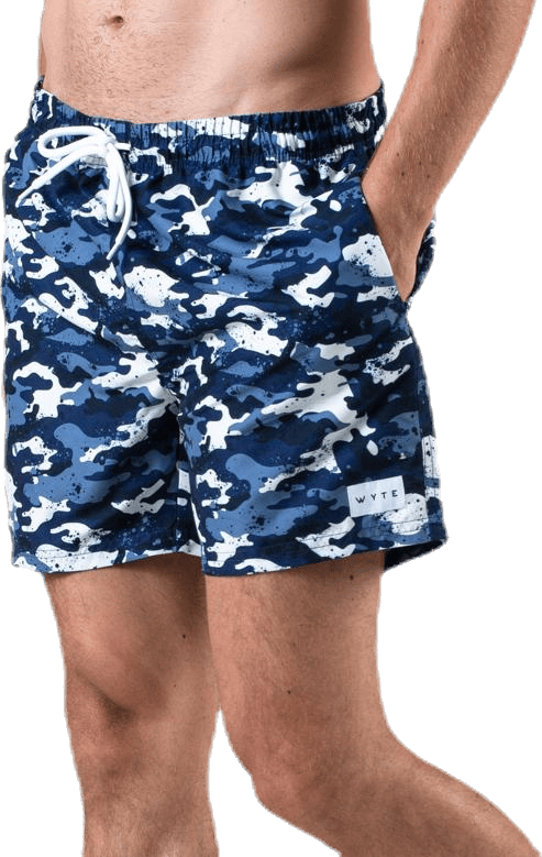 Louie Swim Trunks Blue/Patterned - Bild 3