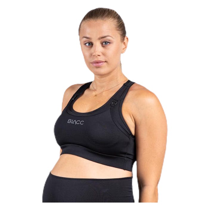 Movement Mama Sports Bra Black, Female, Apparels, maternity, Workout, Black, M