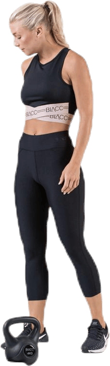 Control 3/4 Tights Black, Female, Apparels, Leggings, Workout, Black, XL