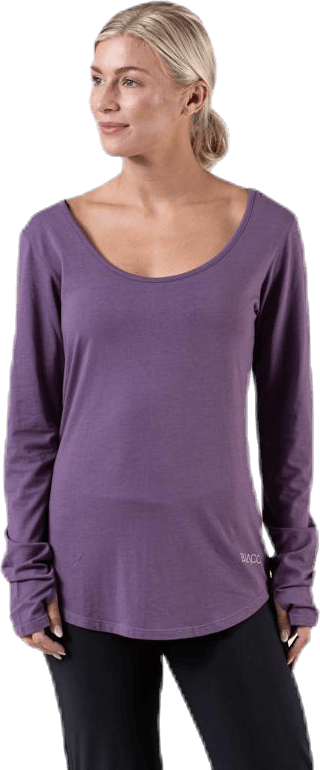 Positive Purple, Female, Odzież, Koszule, Yoga, Fioletowy, S