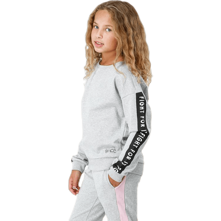 Junior Pansy Crewneck Black/Grey - Bild 2