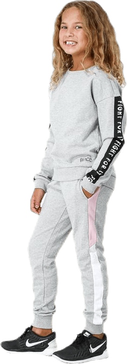 Junior Pansy Crewneck Black/Grey - Bild 4