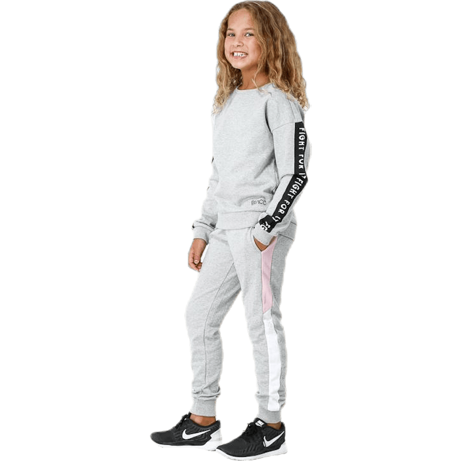 Junior Pansy Crewneck Black/Grey - Bild 4