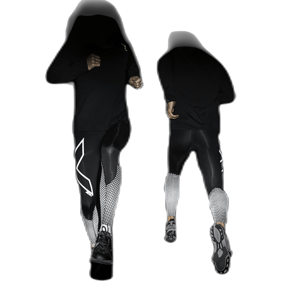 Reflect Compression Tights-M Black/Silver - Bild 2