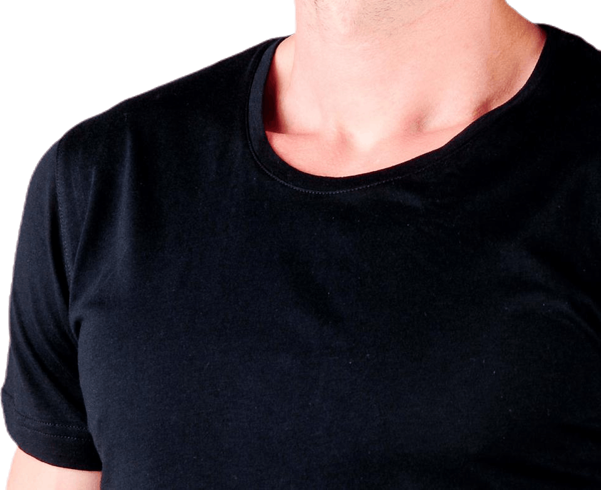 Original  R-Neck Tee No 3 Black