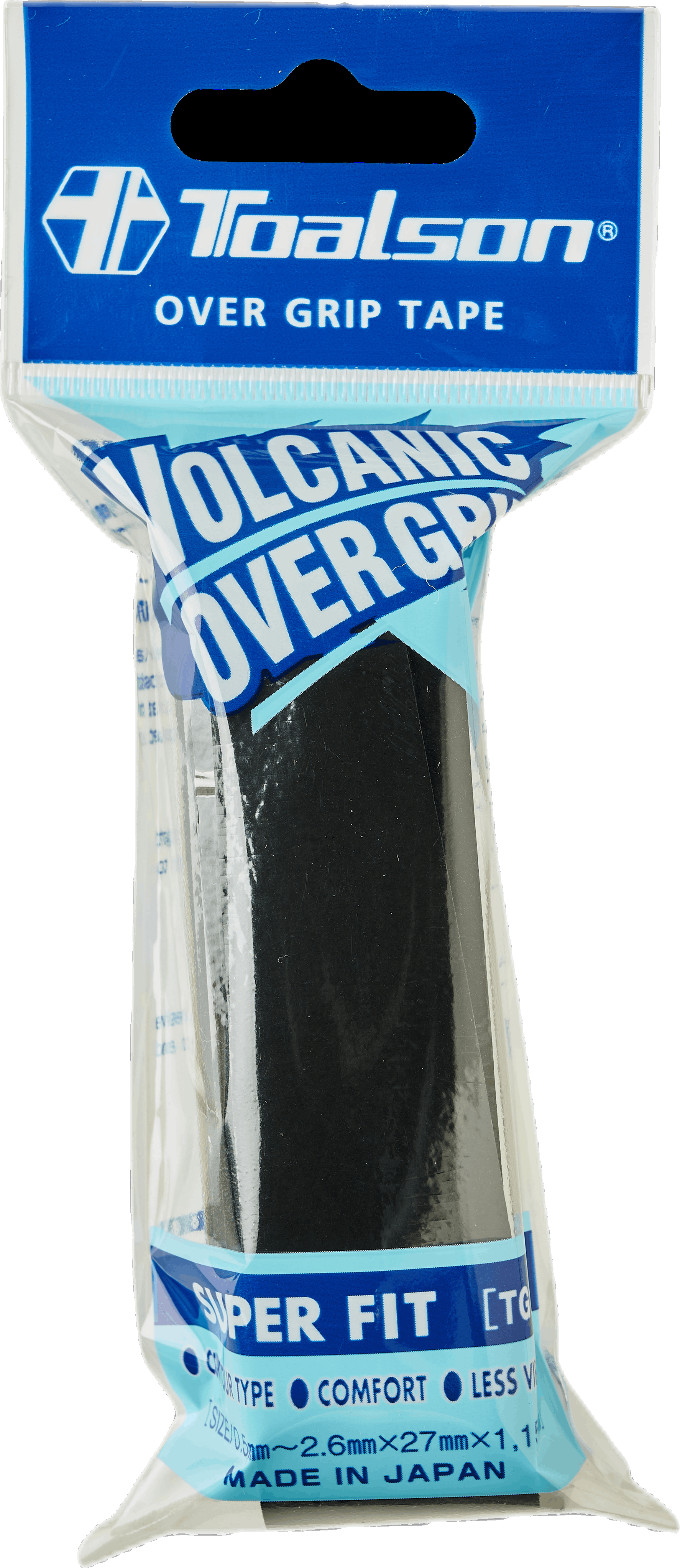Volcanic Over Grip 1P Black, Unisex, Equipment, Training equipment, Padel, Black, ONESIZE