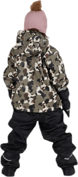 Skur Fodrat regnställ Patterned/Green - Bild 3