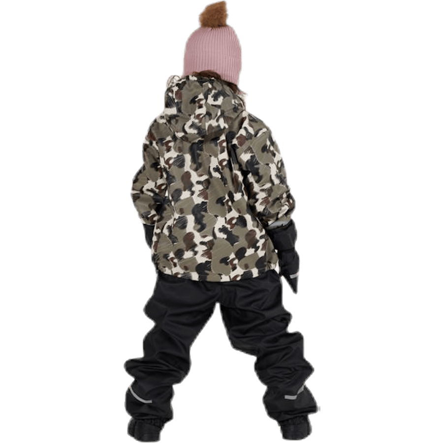 Skur Fodrat regnställ Patterned/Green - Bild 3