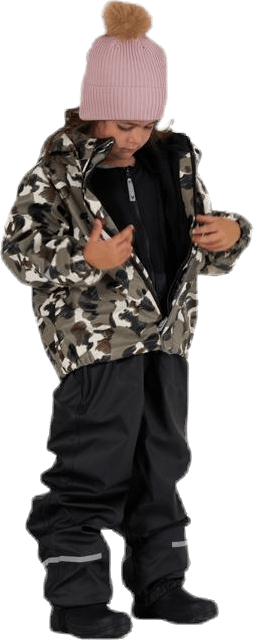 Skur Fodrat regnställ Patterned/Green - Bild 5