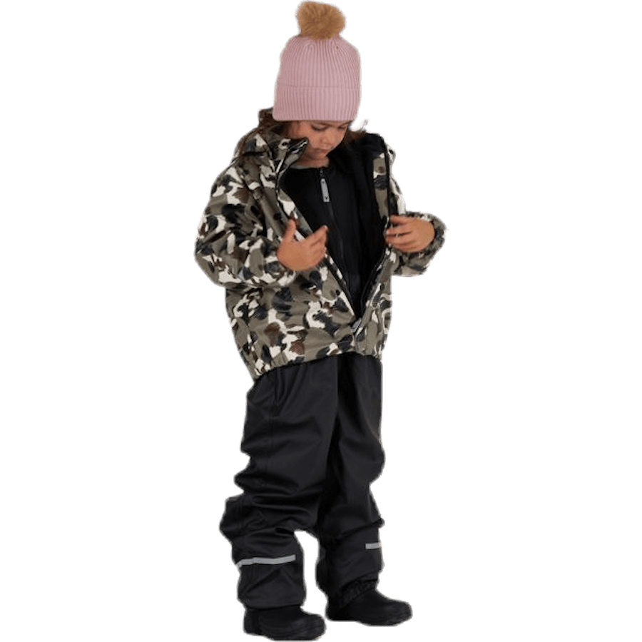 Skur Fodrat regnställ Patterned/Green - Bild 5