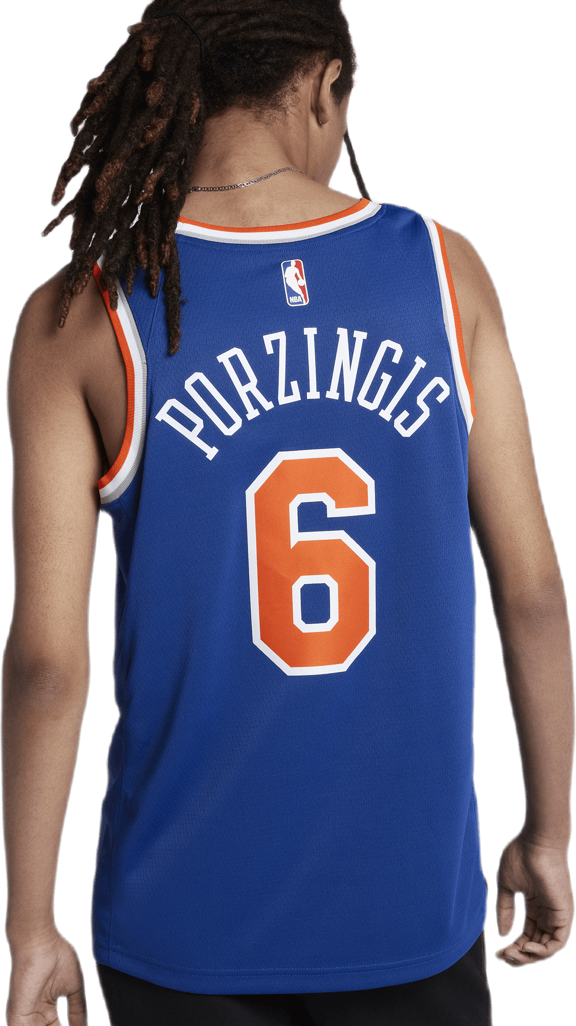 Knicks Swgmn Jsy Porzingis Rush Blue