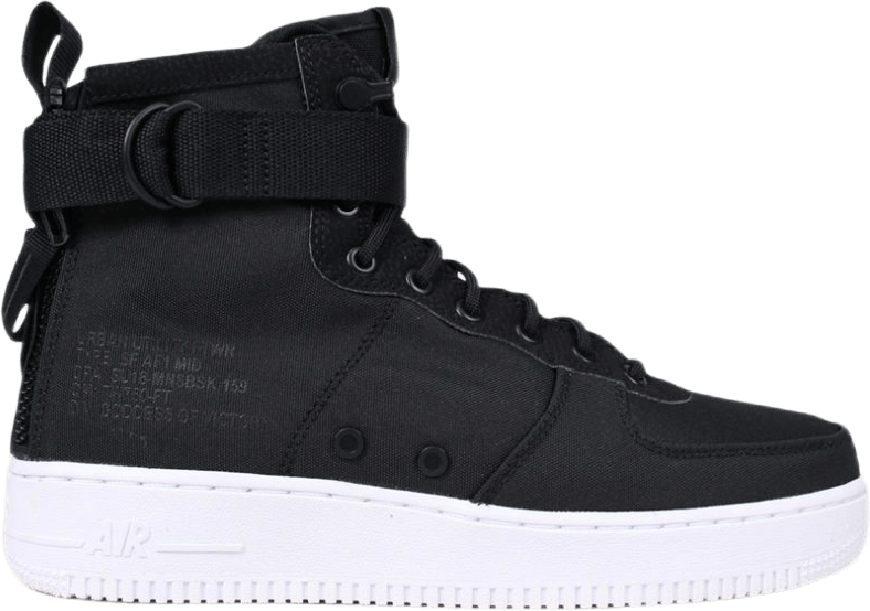 Sf Af1 Mid Black/Anthracite-White | De basketbalwinkel | Solestory