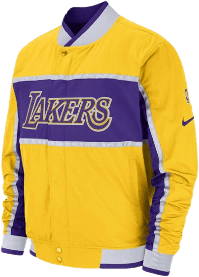 purple lakers jacket