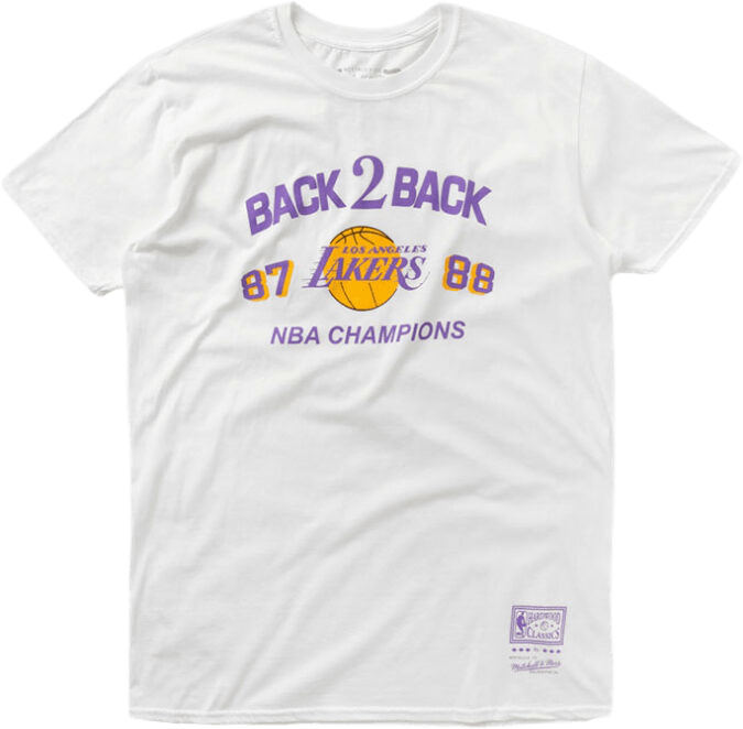 Lakers Back 2 Back Tee The Basketball Store Solestory