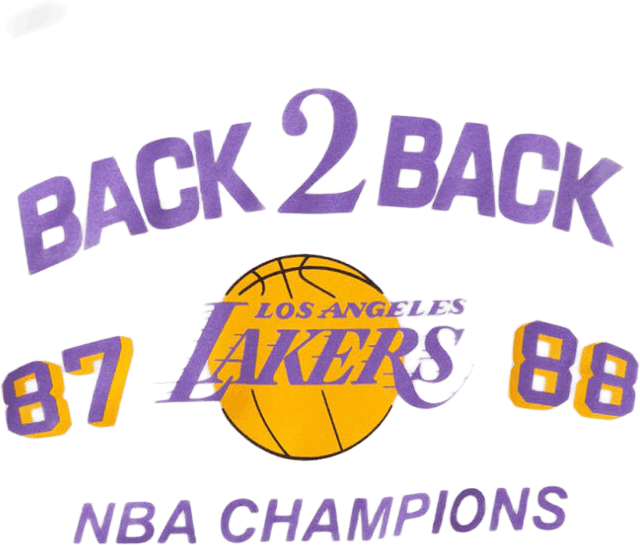 Lakers Back 2 Back Tee The Basketball Store Solestory