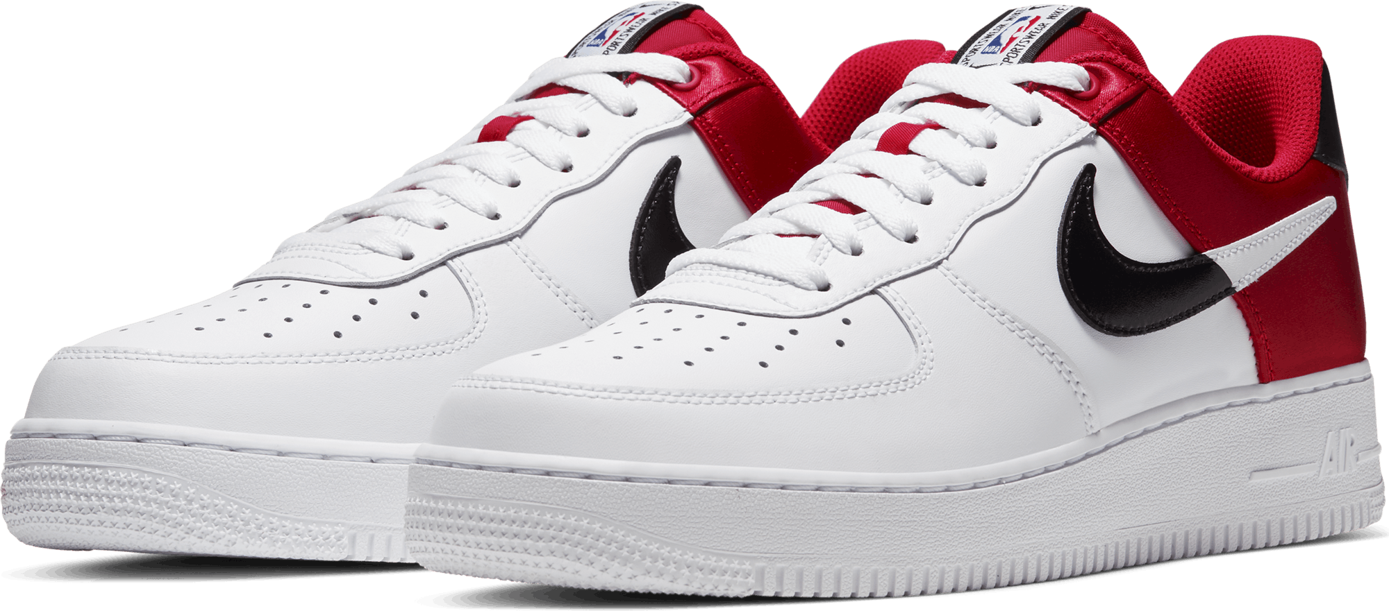 nike air force 1 lv8 red white black