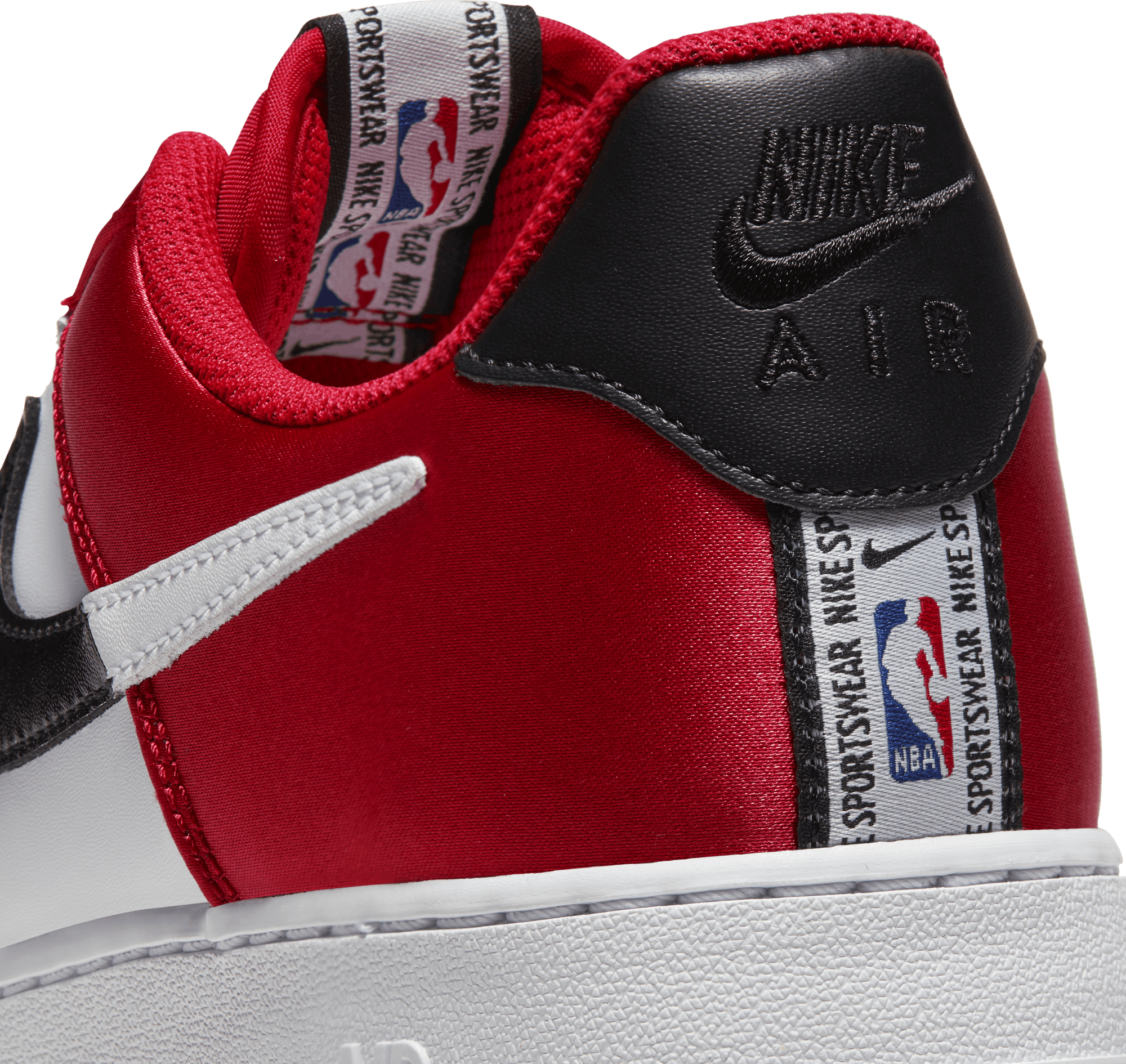 nike air force 1 lv8 red white black