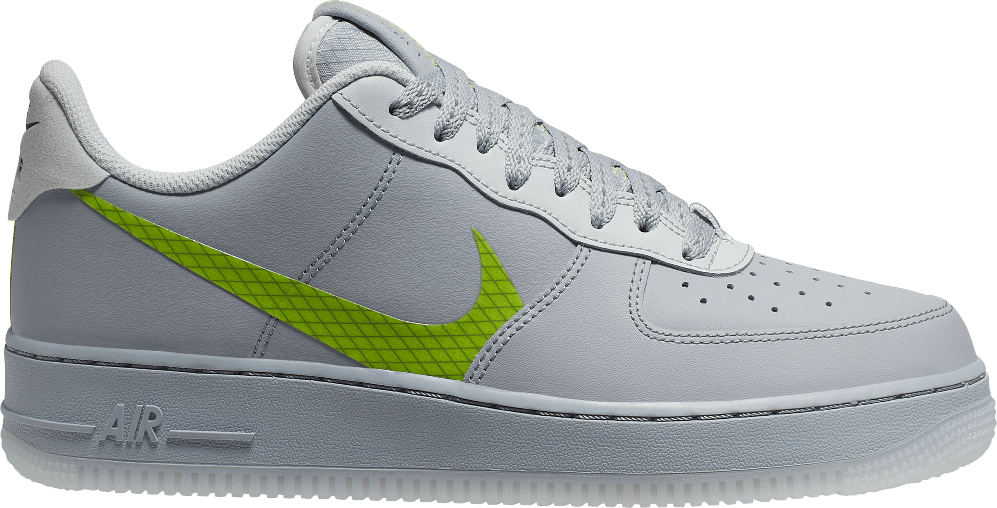 air force 1 wolf grey ghost green
