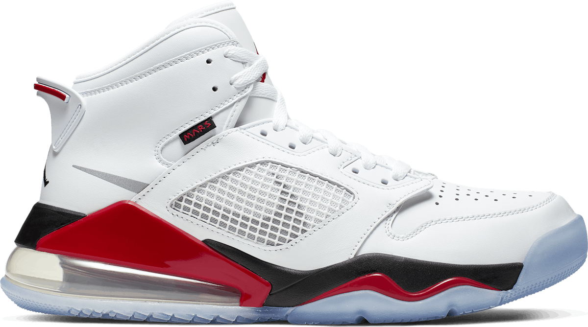 Mars 270 White/Reflect Silver-Fire Red-Black