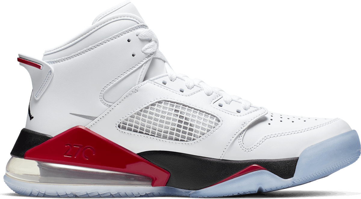 Mars 270 White/Reflect Silver-Fire Red-Black