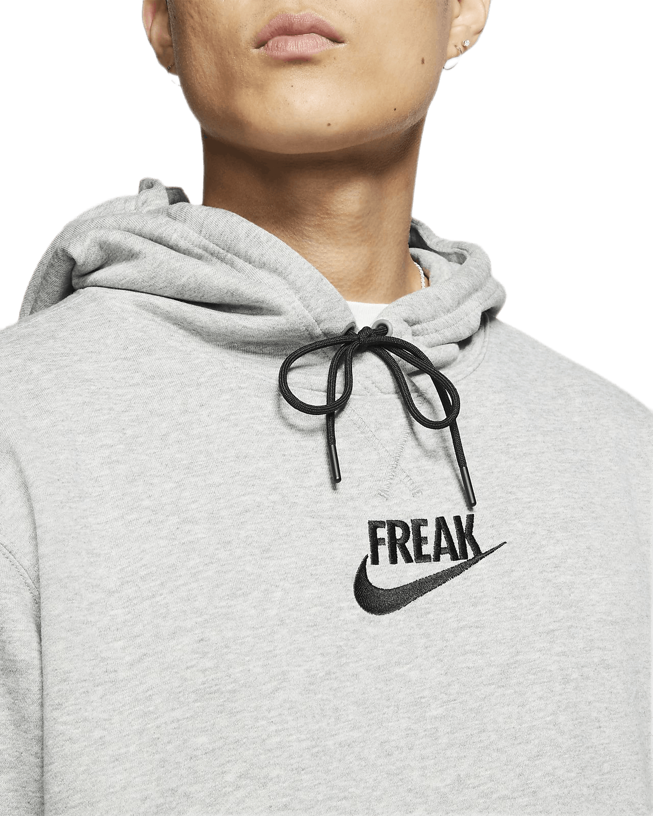 nike freak hoodie grey