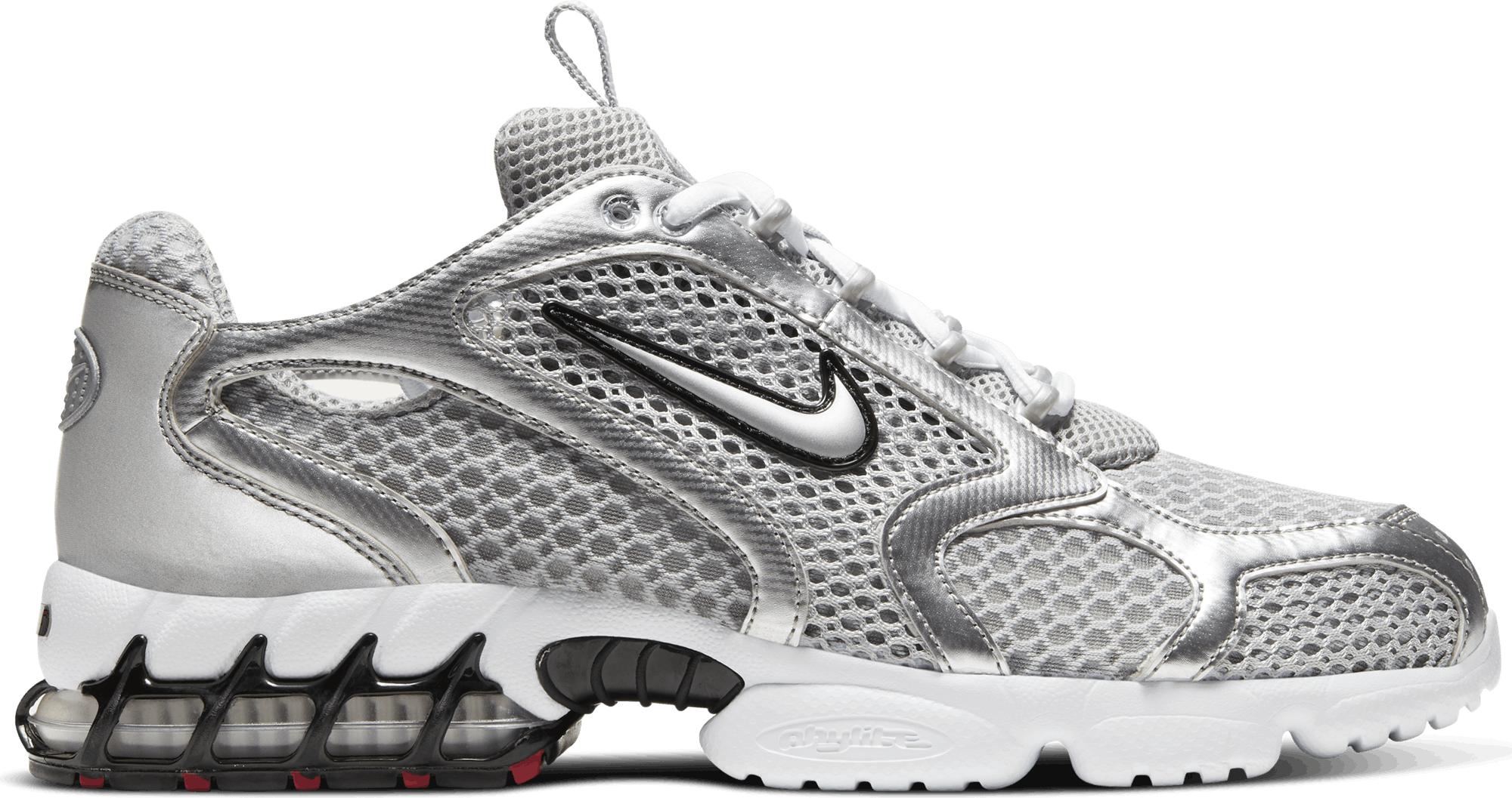 nike air zoom spiridon cage 2 silver