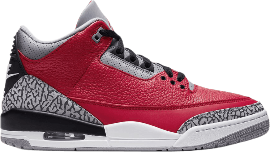 Air Jordan 3 Retro Se Fire Red Fire Red Cement Grey Black Basketbutiken Solestory