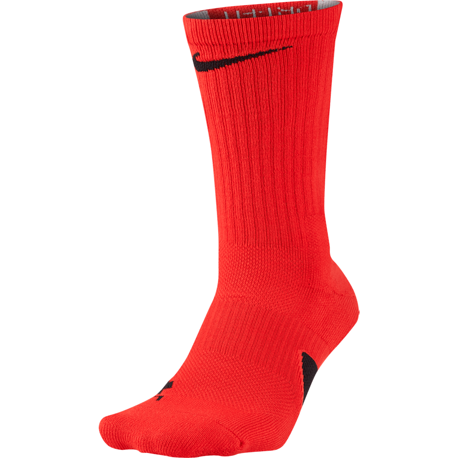 Elite Crew Basketball Socks UNIVERSITY RED/BLACK/BLACK