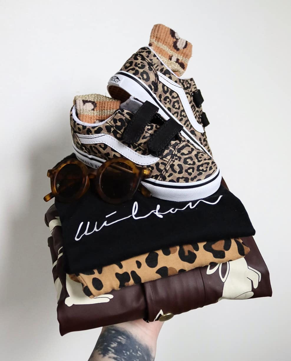 Td Old Skool V (animal Checkerboard) Leopard Td Old Skool V (animal Checkerboard) Leopard