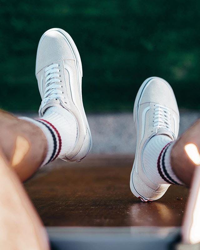 Kjøp Vans Ua Old Skool Silver Liningtrue White sko Online Kjøp Vans Ua Authentic Silver Liningtrue White sko Online