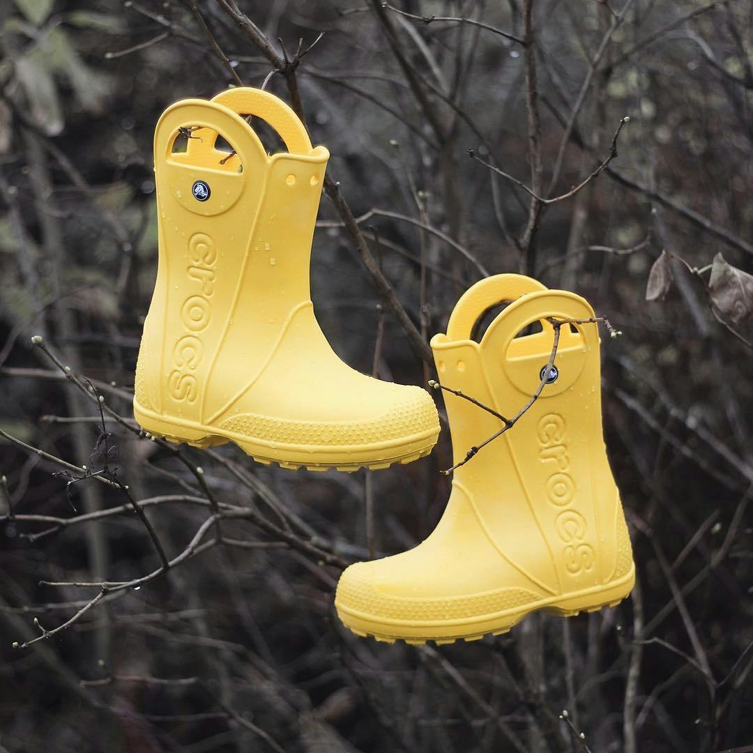 Köp Crocs Handle It rain Boot Kids Yellow Skor Online Köp Crocs Handle It Rainboot Yellow C13 (30 31) i
