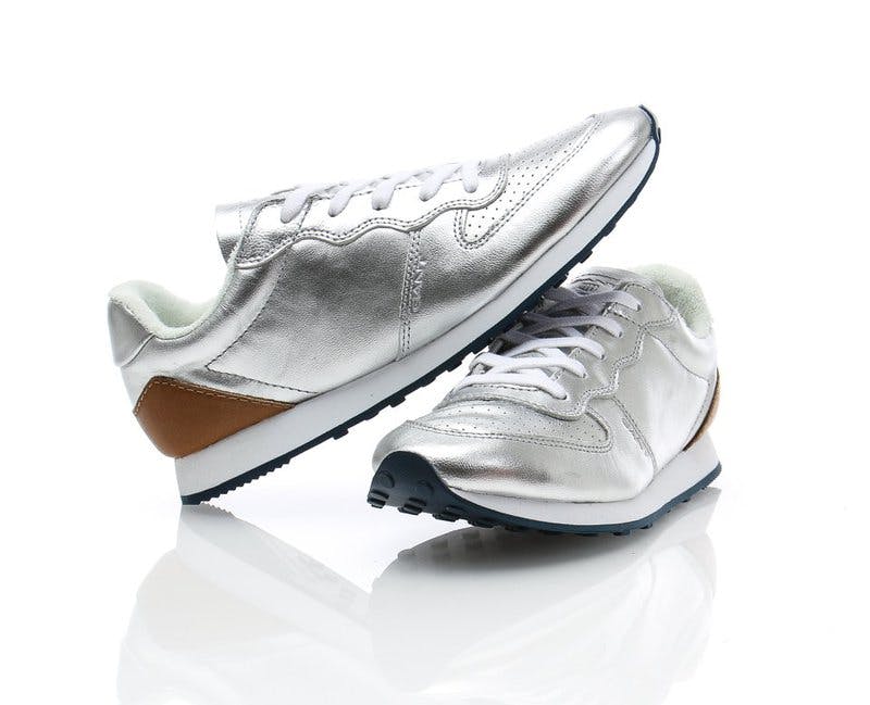 metallic sneakers